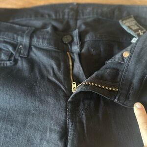 7 for all Mankind Black Denim Jeans Size 28
